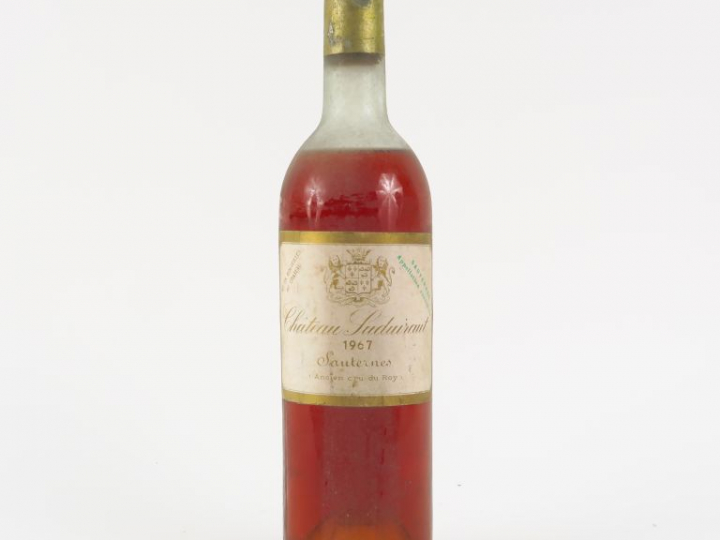 1 BOUTEILLE CHÂTEAU SUDUIRAUT 1er CC SAUTERNES - 1967 - MEP
