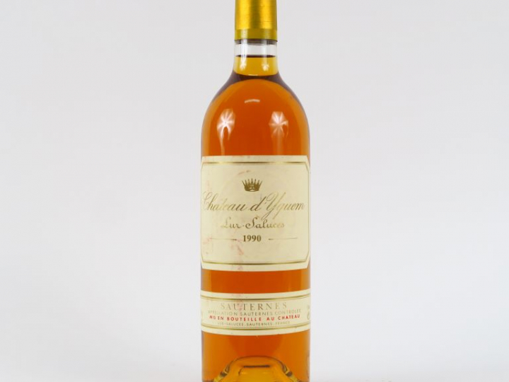 1 BOUTEILLE CHÂTEAU D'YQUEM 1er CCS SAUTERNES - 1990