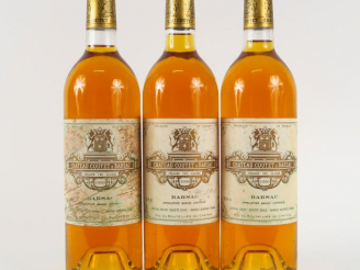Vente aux enchères 3 BOUTEILLES CHÂTEAU COUTET 1er CC SAUTERNES - 1990 - 1 ELT