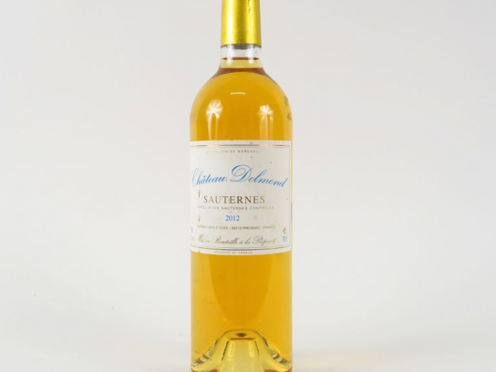 1 BOUTEILLE CHÂTEAU DELMONT SAUTERNES - 2012 - BG+