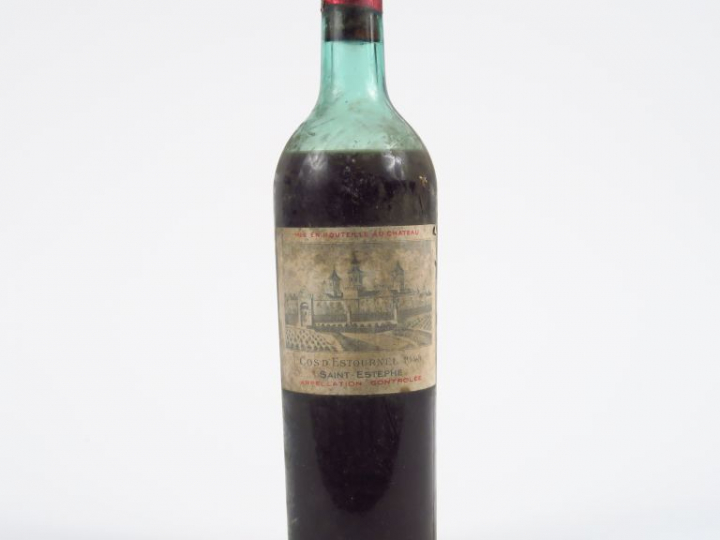 1 BOUTEILLE CHÂTEAU COS D'ESTOURNEL GCC ST ESTEPHE - 1943 -BEP/ES