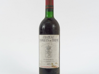 Vente aux enchères 1 BOUTEILLE CHÂTEAU MARQUIS DE TERME GCC MARGAUX - 1973 - LB