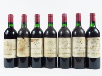 Vente aux enchères 7 BOUTEILLES CHÂTEAU FLEUR MILON PAUILLAC - 1982 - 5 BG/EA