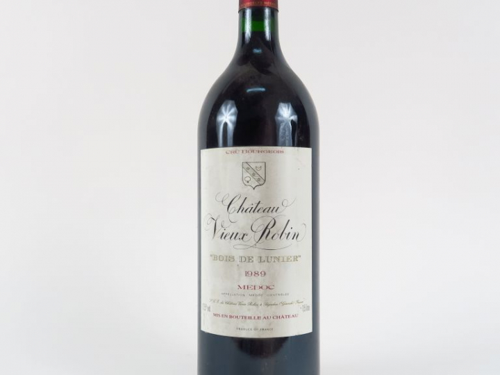 1 MAGNUM CHÂTEAU VIEUX ROBIN 'BOIS DE LUNIER' CB MEDOC - 1989
