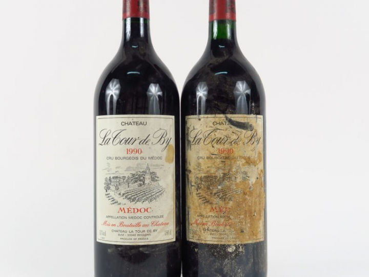 2 MAGNUMS CHÂTEAU LA TOUR DE BY CB MEDOC - 1990 - 1 EA