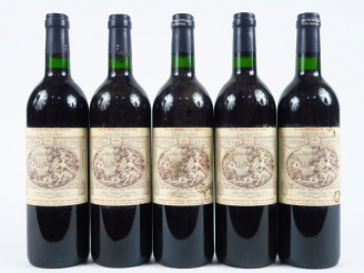 Vente aux enchères 5 BOUTEILLES CHÂTEAU CADET PIOLA ST EMILION GC-1995