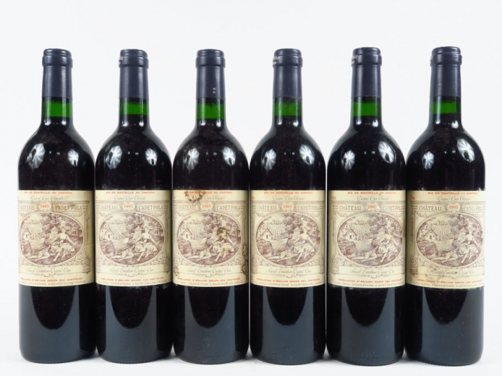 6 BOUTEILLES CHÂTEAU CADET PIOLA ST EMILION GC-1995