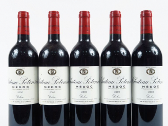 Vente aux enchères 5 BOUTEILLES CHÂTEAU POTENSAC CB MEDOC - 2000