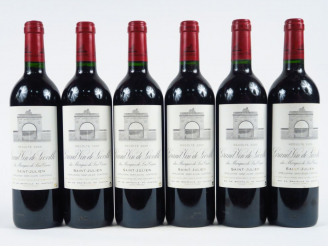 Vente aux enchères 6 BOUTEILLES CHÂTEAU LEOVILLE LAS CASES GCC ST JULIEN - 2000