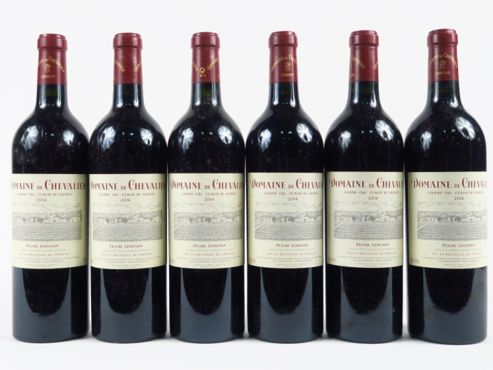6 BOUTEILLES DOMAINE DE CHEVALIER GCC GRAVES - 2004