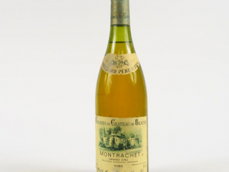 Vente aux enchères 1 BOUTEILLE MONTRACHET GC BOUCHARD PÈRE et FILS - 1986 - 2,5 CM/ELA