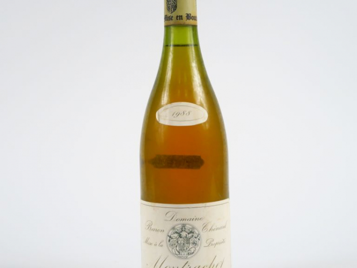 1 BOUTEILLE MONTRACHET GC BARON THENARD - 1988 - 2 CM