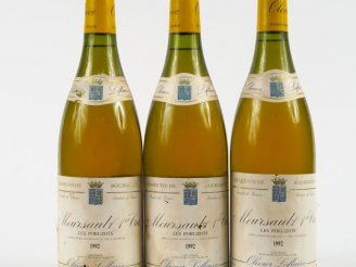 Vente aux enchères 3 BOUTEILLES MEURSAULT 1er CU 'LES PORUZOTS' O. LEFLAIVE - 1992
