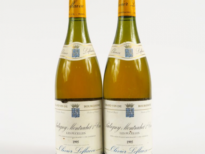 2 BOUTEILLES PULIGNY MONTRACHET 1er CRU 'LES PUCELLES' O. LEFLAIVE - 1