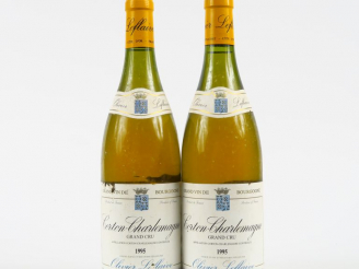 Vente aux enchères 2 BOUTEILLES CORTON CHARLEMAGNE GC O. LEFLAIVE - 1995