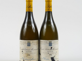 Vente aux enchères 2 BOUTEILLES CRIOTS BATARD MONTRACHET GC O. LEFLAIVE - 1996 -EA