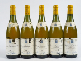 Vente aux enchères 5 BOUTEILLES PULIGNY MONTRACHET 1er CRU 'LES PUCELLES' O. LEFLAIVE - 1