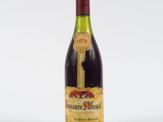 Vente aux enchères 1 BOUTEILLE ROMANEE ST VIVANT GC CATHIARD MOLINIER - 1978 - 4,2 CM/ELA