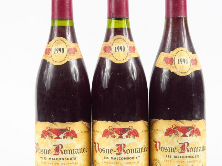 3 BOUTEILLES VOSNE ROMANEE 1er CRU 'LES MALCONSORTS' A. CATHIARD - 199