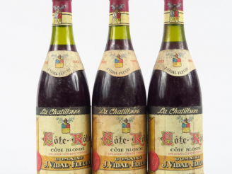 Vente aux enchères 3 BOUTEILLES CÔTE ROTIE 'CÔTE BLONDE LA CHATILLONNE' VIDAL FLEURY - 19