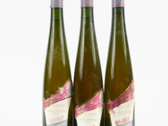 Vente aux enchères 3 BOUTEILLES (50 cl) GEWURZTRAMINER S.G.N. GUNTZ PALMER - 1989
