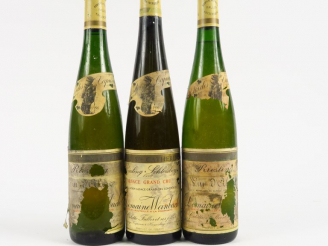 Vente aux enchères 3 BOUTEILLES RIESLING 'CLOS DES CAPUCINS' DOMAINE WEINBACH - 1996 - EA