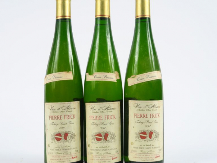 3 BOUTEILLES TOKAY PINOT GRIS 'CUVEE PRECIEUSE' P. FRICK - 1997