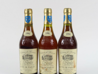 Vente aux enchères 3 BOUTEILLES VIN DE PAILLE CHÂTEAU DE PERSANGES - 1990