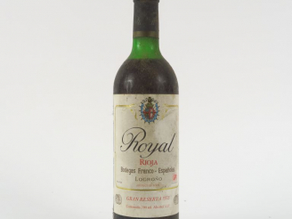 Vente aux enchères 1 BOUTEILLE ROYAL RIOJA GRAN RESERVA - 1975 - HEP