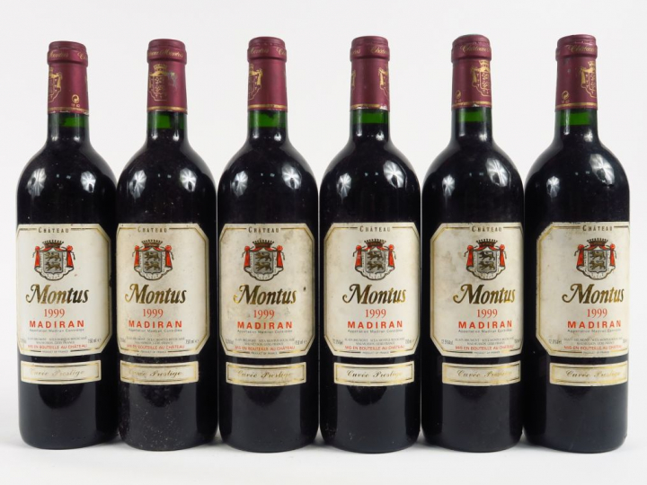 6 BOUTEILLES CHÂTEAU MONTUS CUVEE PRESTIGE MADIRAN - 1999