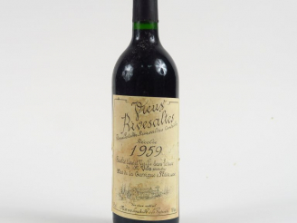 Vente aux enchères 1 BOUTEILLE VIEUX RIVESALTES 'MAS DE LA GARRIGUE' M. VILA - 1959