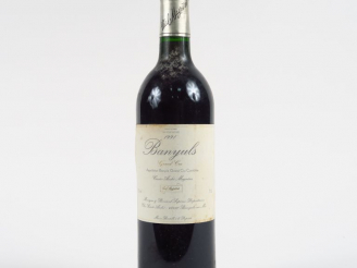 Vente aux enchères 1 BOUTEILLE BANYULS GC 'CUVEE A. MAGNERES' - 1991