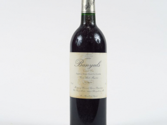 Vente aux enchères 1 BOUTEILLE BANYULS GC 'CUVEE A. MAGNERES' - 1991
