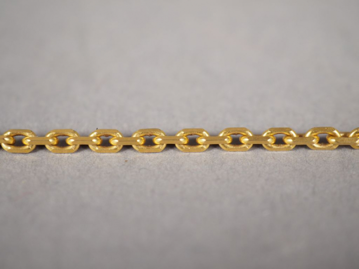 Chaine en or jaune, maille forçat. Poids. 10,36 g