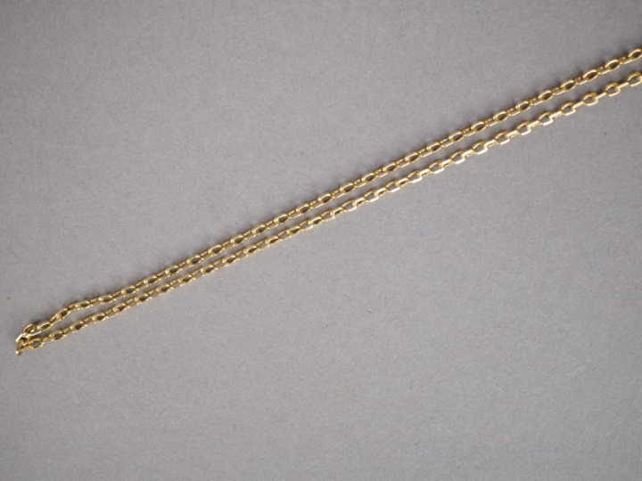 Chaine en or jaune.  Poids. 5,82 g (manque le fermoir)