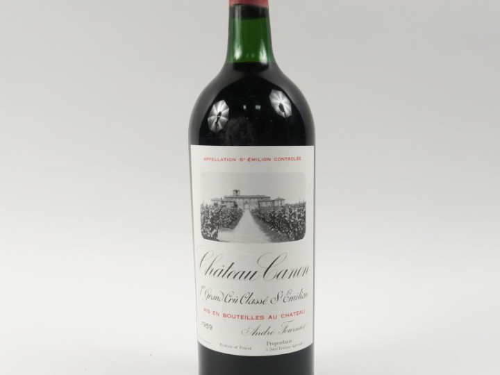 1 MAGNUM CHÂTEAU CANON 1er GCC ST EMILION - 1959 - BG - CBO