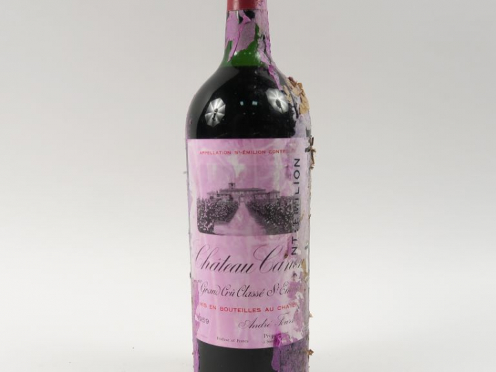 1 MAGNUM CHÂTEAU CANON 1er GCC ST EMILION - 1959 - BG/LEGER PAPIER DE 
