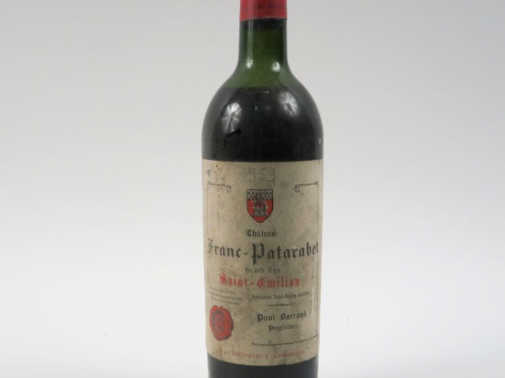 1 BOUTEILLE CHÂTEAU FRANC PATARABET GC ST EMILION - 1959 - MILLESIME M
