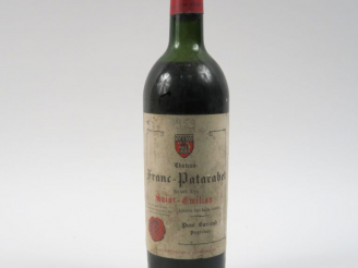 Vente aux enchères 1 BOUTEILLE CHÂTEAU FRANC PATARABET GC ST EMILION - 1959 - MILLESIME M