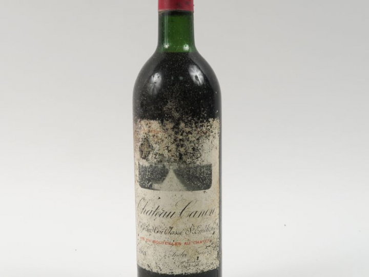 1 BOUTEILLE CHÂTEAU CANON 1er GCC ST EMILION - 1961 - BG/EA