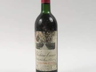 Vente aux enchères 1 BOUTEILLE CHÂTEAU CANON 1er GCC ST EMILION - 1961 - BG/EA