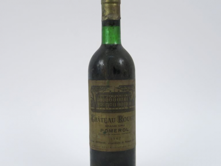 1 BOUTEILLE CHÂTEAU ROUGET POMEROL - 1967 - BG