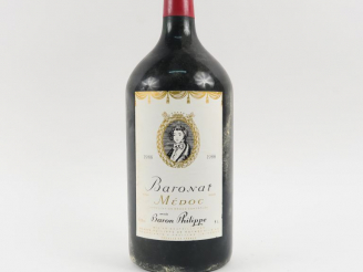 Vente aux enchères 1 DOUBLE MAGNUM BARONAT MEDOC BARON PHILIPPE - 1988 - CBO