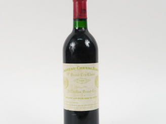 Vente aux enchères 1  BOUTEILLE CHÂTEAU CHEVAL BLANC 1er GCC ST EMILION - 1989 - ELF