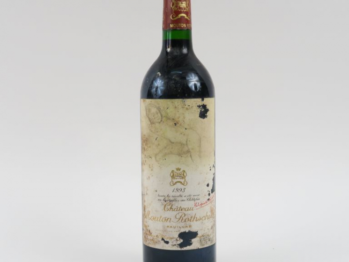1 BOUTEILLE CHÂTEAU MOUTON ROTHSCHILD 1er GCC PAUILLAC - 1993 - EA