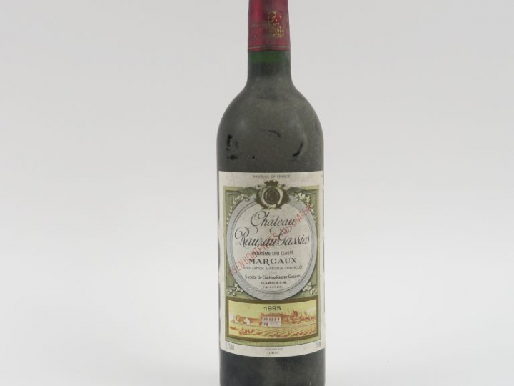 1 BOUTEILLE CHÂTEAU RAUZAN GASSIES GCC MARGAUX - 1995