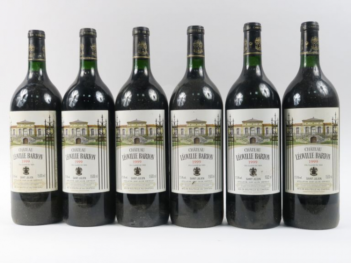 6 MAGNUMS CHÂTEAU LEOVILLE BARTON GCC ST JULIEN - 1999 - CBO