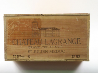 Vente aux enchères 12 BOUTEILLES CHÂTEAU LAGRANGE GCC ST JULIEN - 1999 - CBO