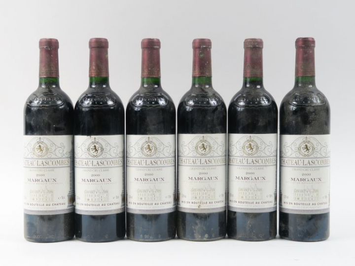 6 BOUTEILLES CHÂTEAU LASCOMBES GCC MARGAUX - 2000