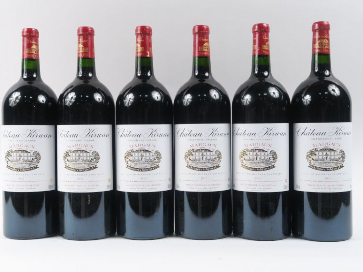 6 MAGNUMS CHÂTEAU KIRWAN GCC MARGAUX - 2004 - CBO